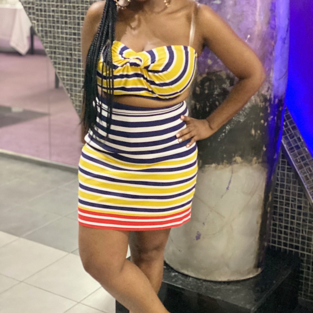 Bamboo skirt set